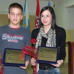 Najbolji mladi sportaši Dominik Orlović i Tamara Filipović