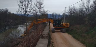 Nastavlja se uređenje jednog dijela obale Novčice