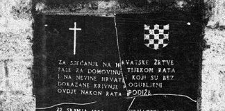 Obnovljena spomen-ploča na Gradskom groblju u Gospiću