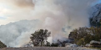 FOTO/VIDEO Kod Karlobaga izbio požar, stigli i kanaderi