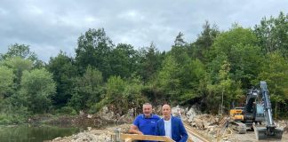 Župan Petry posjetio gradilište obnove mlinice u Bilaju te se zahvalio Hrvatskim vodama na razumijevanju