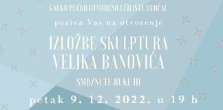 U petak otvorenje izložbe skulptura Veljka Banovića