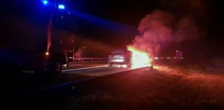 Zapalio se automobil na autocesti A1 kod Gospića