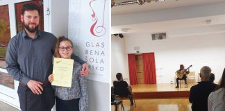 Gospićka škola slavi uspjeh: Učenica Lucija Pavičić pobjednica međunarodnog natjecanja gitara u Sloveniji