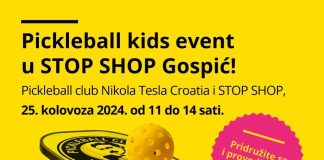 Uzbudljiv Pickleball event ove nedjelje u STOP SHOP-u Gospić