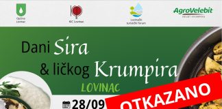Zbog lošeg vremena odgođeni Dani sira i ličkog krumpira