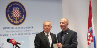 Župan Ernest Petry primio Srebrnu plaketu Hrvatskog generalskog zbora