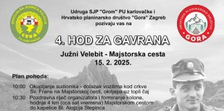 Četvrti “Hod za Gavrana” na južnom Velebitu