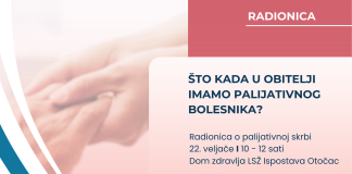 Radionica o palijativnoj skrbi u Otočcu: kako pomoći obiteljima s teško bolesnim članovima