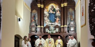 Biskup Marko Medo predvodio misu na blagdan sv. Josipa u Karlobagu