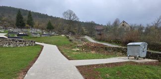 Dovršena prva faza izgradnje staza u groblju Donji Kosinj