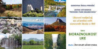 Pećinski park Grabovača poziva učenike na likovni natječaj “Bioraznolikost Like”