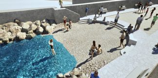 Uređuje se potok Kolan i plaža ispod Parka književnika u Senju