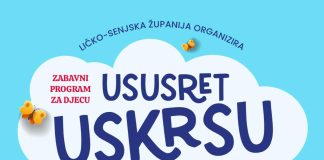 Ususret Uskrsu – program za najmlađe u organizaciji Ličko-senjske županije