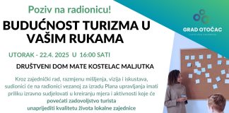 U Prozoru radionica o održivom turizmu: građani pozvani sudjelovati u izradi Plana upravljanja destinacijom