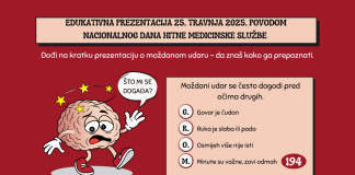 Rano prepoznavanje moždanog udara – ključ za spašavanje života: javna edukacija u Gospiću