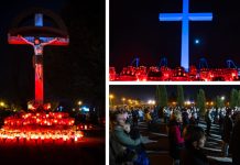 FOTO Večernja misa i molitva pod tisućama svijeća na blagdan Svih svetih u Gospiću