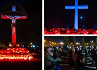 FOTO Večernja misa i molitva pod tisućama svijeća na blagdan Svih svetih u Gospiću