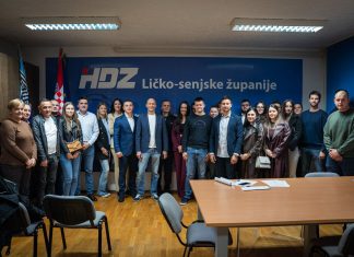 Održana izborna skupština Mladeži HDZ-a Gospić: Luka Krmpotić novi predsjednik