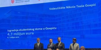 Veleučilište Nikola Tesla dobilo 4,1 milijun eura bespovratnih sredstava za izgradnju studenskog doma u Gospiću