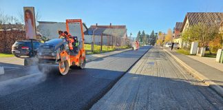 Asfaltiranje Zagrebačke ulice u Gospiću