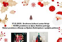 Advent u Brinju donosi kazališnu predstavu za djecu i glazbeno druženje uz TS Velebit