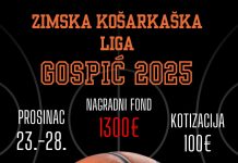 Zimska košarkaška liga ponovno stiže u Gospić