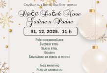 Dječji doček nove godine u podne u Rakovici