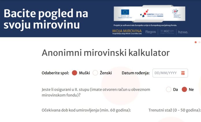 izracun mirovine