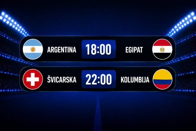 Danas završava osmina finala SP-a: Argentina lovi četvrtfinale protiv Egipta, Švicarska i Kolumbija za posljednje mjesto među osam najboljih
