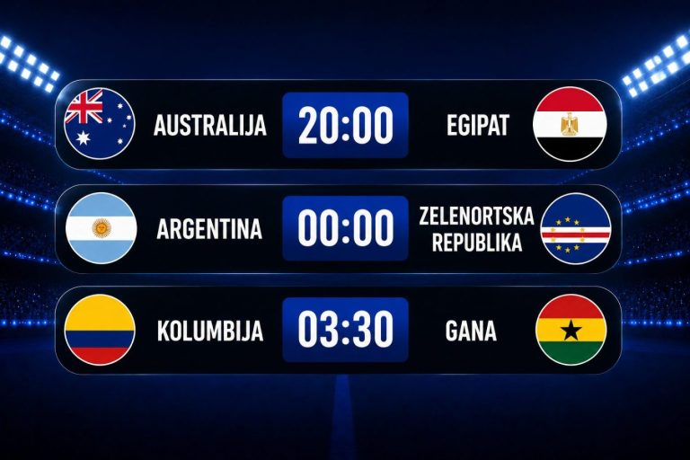 Danas završava šesnaestina finala SP-a: Argentina protiv senzacije prvenstva, Salah vodi Egipat, Kolumbija i Gana zatvaraju bogat program