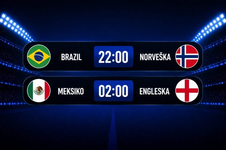 Osmina finala SP-a se nastavlja: Brazil čeka Haalandovu Norvešku, Engleska gostuje kod domaćina Meksika