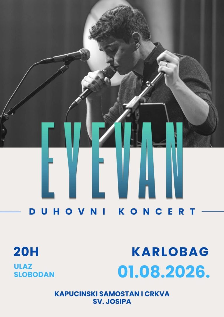 Duhovni koncert Eyevana u Karlobagu: Večer pjesme, molitve i zajedništva