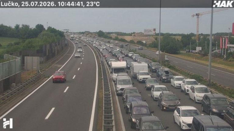 Velike gužve prema moru: Kolone na A1, Krčkom mostu i kod Trakošćana