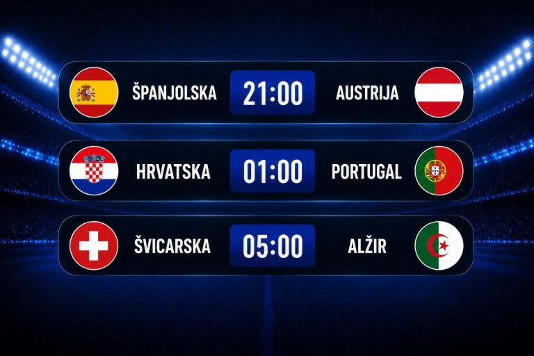 Tri utakmice, tri mjesta u osmini finala: Hrvatska i Portugal u najvećem derbiju večeri
