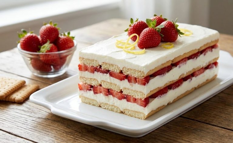 Desert od jagoda bez pečenja postao je ljetni favorit: Slaže se u kalupu za kruh