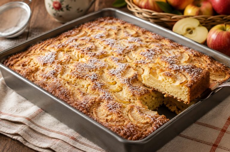 Bake su kolač od jabuka pekle u najobičnijem limu, a mirisao je na cijelu kuću