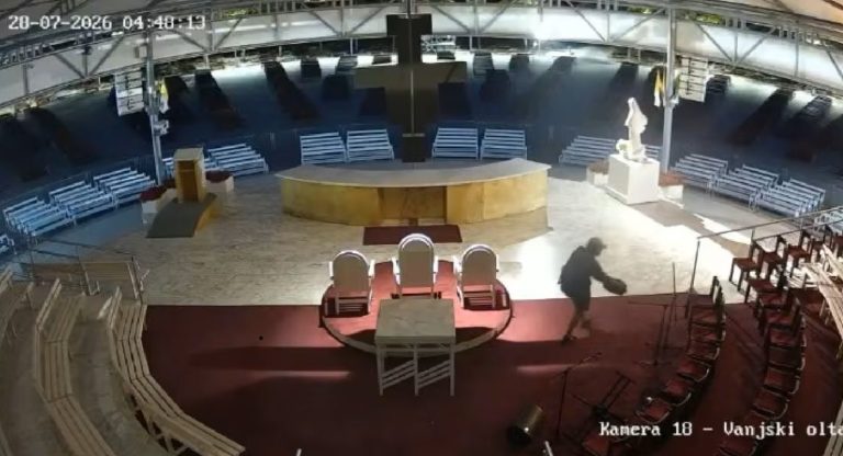 Je li oltar u Međugorju zapalio Poljak? Policija se oglasila o tvrdnjama koje kruže mrežama